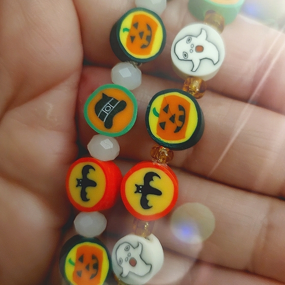 Choice of 2 Halloween 🎃 polymer clay handmade bracelets. - Picture 5 of 5